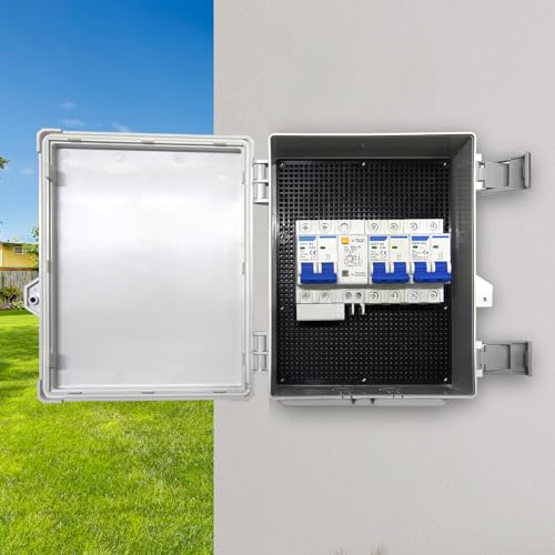 Boîte de jonction boîtier étanche plastique ABS panneau montage gris