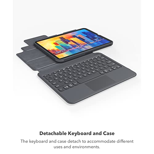 Image of ZAGG Pro Keys Wireless Keyboard & Detachable Case for iPad Pro 12.9 - Backlit Keys, Apple Pencil Holder, 6.6ft Drop Protection