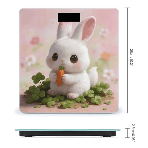 Báscula digital para baño con diseño animal y alta precisión miniatura 2