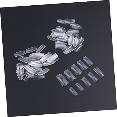 Beaupretty 500 Unidades De Pontas De Unhas Falsas Pontas De Unhas Falsas Pontas De Unhas Transparent