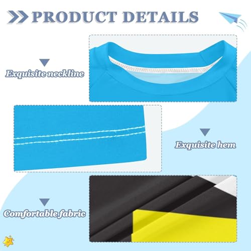 Aflyko Patriot Kid Rashguard Shirt Flag of Saint Lucia Boys Girls Swimsuit Top3