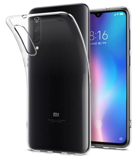 Movilear Funda Carcasa Gel Transparente para Xiaomi Mi 9 4G Ultra Fina 0,33mm, Silicona TPU de Alta Resistencia y Flexibilidad FGTR