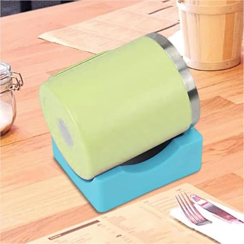 Supvox Silikon Becherhalter mit Rakel Rutschfester Kompakter Halter für Gerade und Konische Tassen Verschleißfest und Transportabel