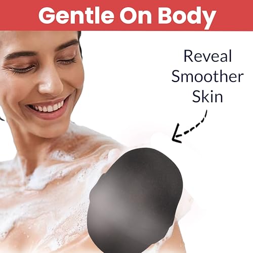 Image of TEMPERIA (1 pcs) Loofah for Bathing for Women & Men - Shower Scrubber with Handle for Body Wash - Lofas, Lufa & Loofa for Bath Scrub - Soft, Lather Enchancing, Exfoliator Sponge (MN02)