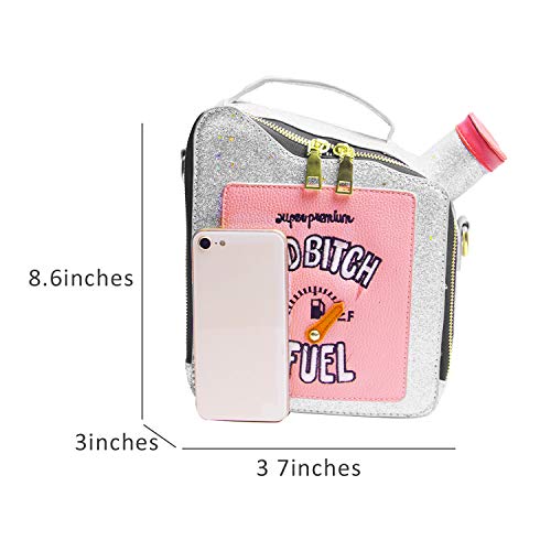 Bolso bandolera de mujer con lentejuelas miniatura 4