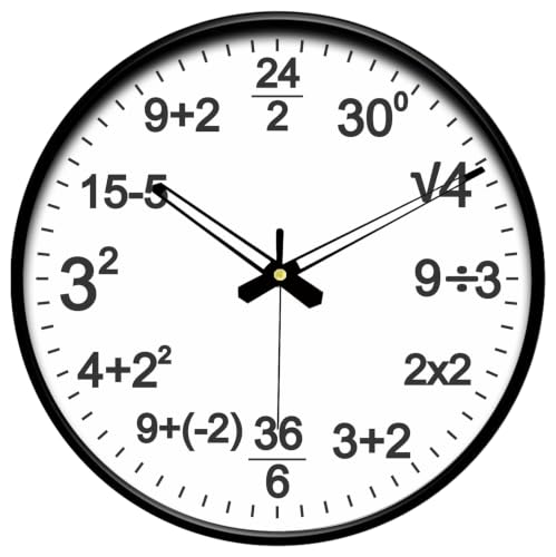 Image of IIK COLLECTION Plastic Designer Analogue Sweep Silent (No Tic-Tic Sound) Quartz Movement Round Wall Clock for Home, Wall Clock for Living Room, Bedroom, (12 X 12-inch, 30 cm x 30 cm x 6 cm)