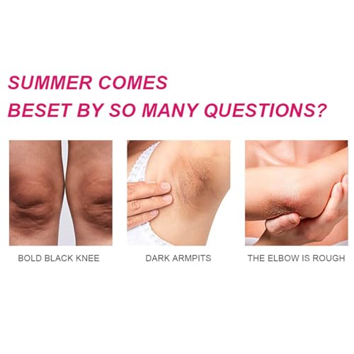 2PC Achsel Aufhellungs Creme, Underarm Whitening Cream, Aufhellende, Snow Bleach Cream für Achselhöhle, Knie, Ellbogen, empfindliche und private Bereiche