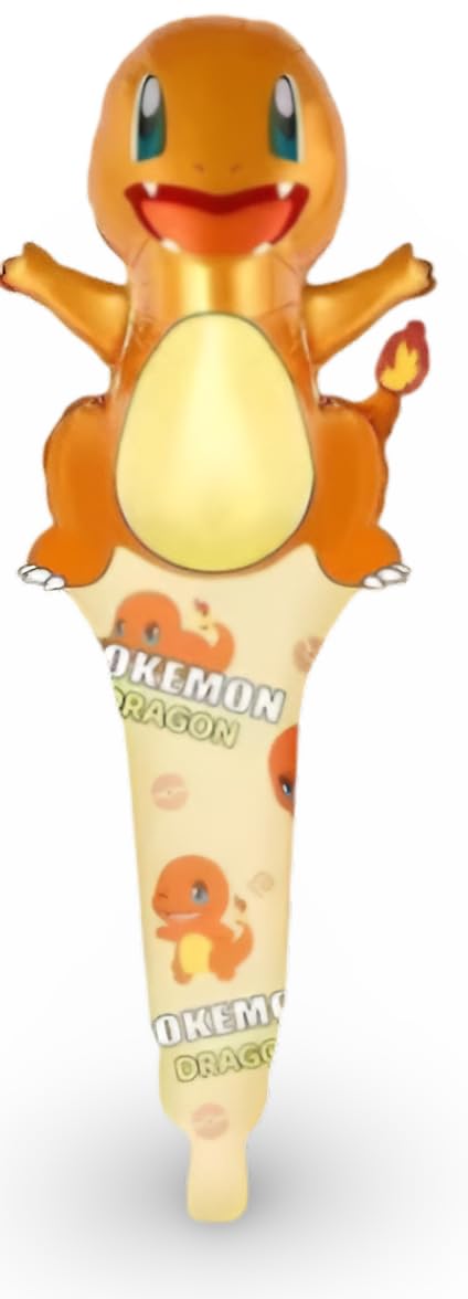 Pokémon Party Supplies | 15+ Years | 16 x Hand Stick Foil Balloons | Charmander — image 1