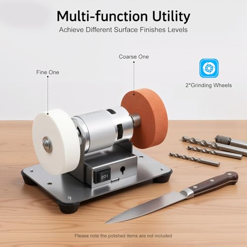 Yollsolom 96W Mini Bench Grinder