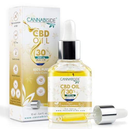 Aceite de CBD Aislado 30% 10 ml Uso Cosmético – CBD Sintético de Alta Pureza | Aceite de CBD para Piel y Masajes | Fórmula Potente y No Comedogénica | Cosmético Relajante