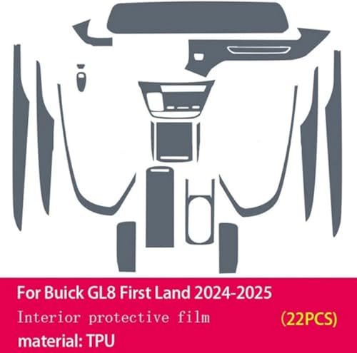 Lámina protectora de TPU transparente de alta gama para Buick GL8 First Land 2025 2