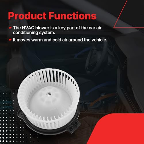 Image of 700060 HVAC Heater Blower Motor Assembly with Fan Cage for 2000 2001 2002 2003 2004 2005 2006 Tundra Pickup Replaces# 615-58482, 871030C010, TO3126113