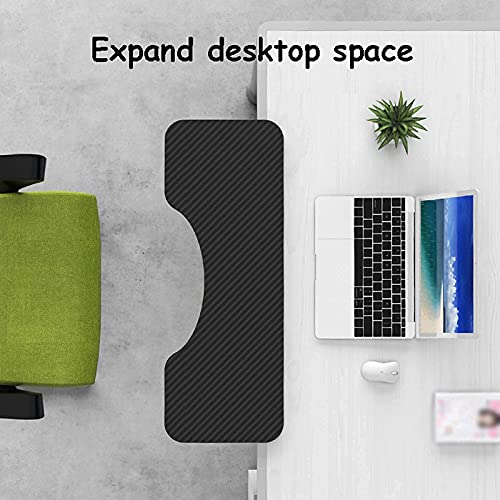 Plateau de clavier pour surface de travail avec fixation par pinces en acier - 3