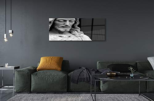 Impression sur verre 125x50cm Jésus-Christ Tulup image décorative murale religion chambre