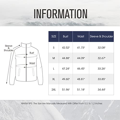 Alpha Camp Men's Softshell Jacket With Hood Fleece Lined Water Resistant Windbreaker Lightweight Jacket #TOP6