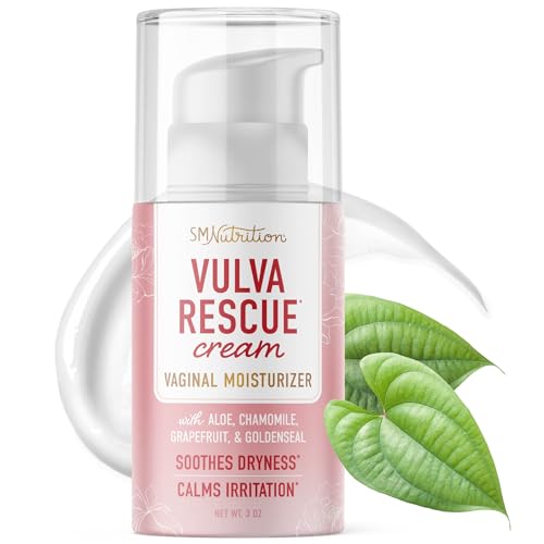 Vulva Rescue Moisturizer Cream | 3oz. PUMP | Soothes Vaginal Itch & Dryness | No Estrogen or...