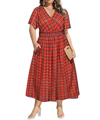 E5867-red Plaid