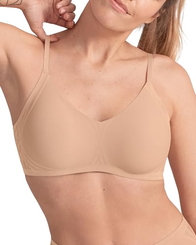 Image of HONEYLOVE Bra for Women - Silhouette Wireless Bra - Comfortable Support with No Underwire