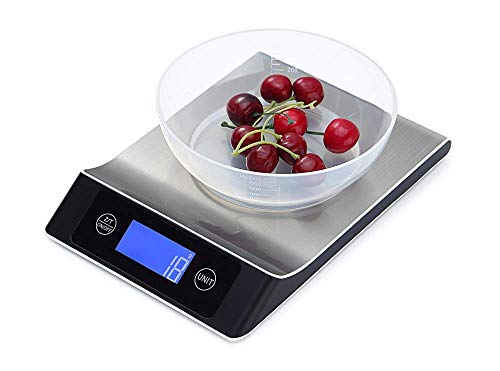 Báscula electrónica de cocina 15KG/1g con pantalla LCD miniatura 4