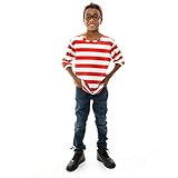 Where's Wally Halloween Costume - Children's Cosplay Outfit (Large)