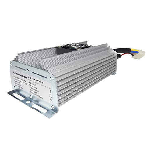 48V 60V 72V to 12V 50A Buck Converter 600W Step Down DC to DC Converter Transformer Reducer for Golf CART Scooters & Bicycles