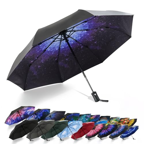 SY COMPACT Travel Umbrella Windproof Automatic Umbrellas Small Compact UV Sun Protection Factory Outlet Umbrella