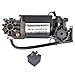 2203200104 Airmatic Air Suspension Compressor Pump w/Relay Replacement for Mercedes-Benz S430 S500 S600 S55 AMG E320 E350 E450 E500 2000-2009 W220 W211 2113200304