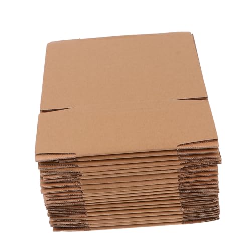 OFFSCH 20 piezas Cajas de Super Resistentes para Envíos y Almacenaje Pequeñas Triple K Fácil Montaje para Paquetes y Embalaje Diario
