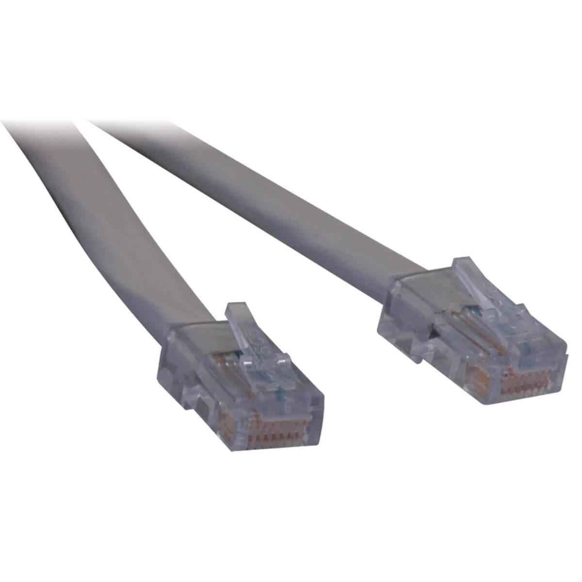 Tripp Lite Cable Cruzado RJ48C Blindado T1 (RJ45 M/M) de 2.13 m [7 pies] - Cable de red (2,13 m, Cat5, RJ-45, RJ-45, Beige)