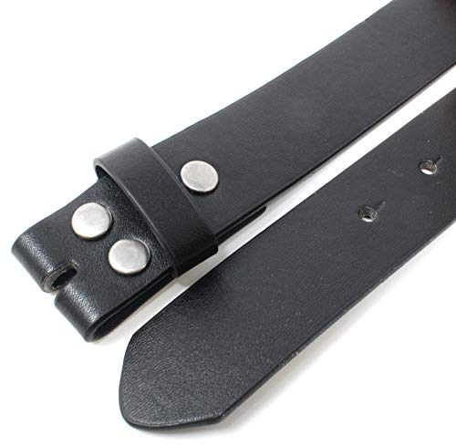 BC Belts Womens Leather Belt Strap with Smooth Grain Finish 1.25" Wide with Snaps3