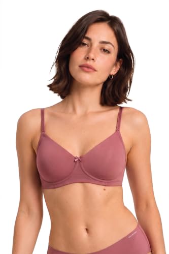 Image of Van Heusen Women's Everyday Cotton Bra|Medium Coverage|Non Padded|Non Wired|Seamless Moulded Cups|Anti Bacterial Tech| Keeps you Fresh|Sweat Absorbent|No Slip Soft Straps|Detachable Straps|Style 11001