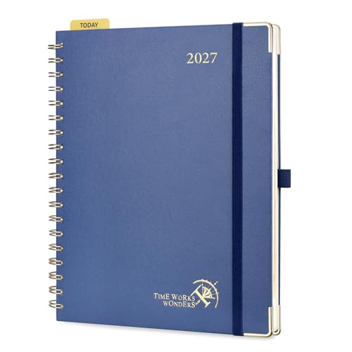 Planificador 2027 POPRUN agenda anual formato WEHB5-NYB para organizacion de oficina