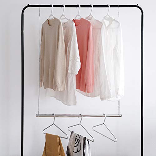 Storage Maniac STM1405000002 Hanging Closet Rod, Adjustable Width And Height Closet Hanging Organizer, Space-Saving Clothes Hanging Bar, Closet Extender Hanging Rod Double Closet Hanging Rod, 2 Pack Chrome thumb #6