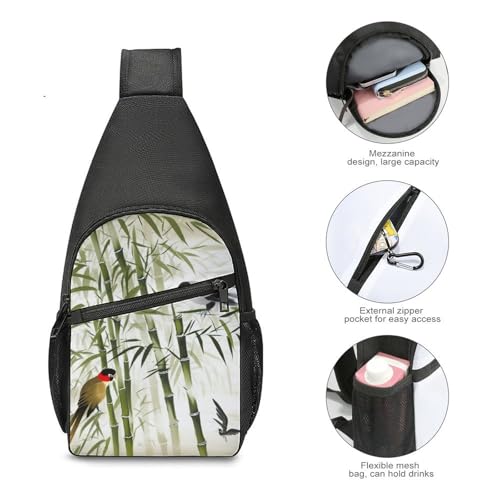 Morrales Deportivos Crossbody Unisex Estilo Urbana miniatura 5