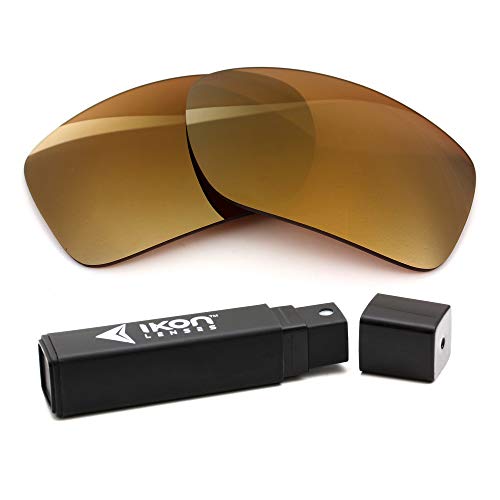 IKON LENSES Polarized Replacement Lenses For Maui Jim Peahi MJ202 Sunglasses (24K Gold)