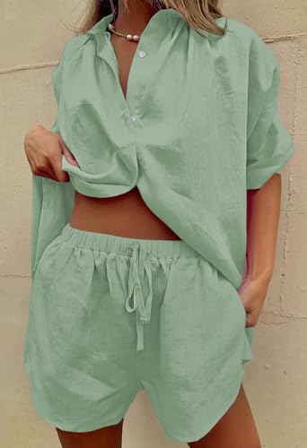 Image of Fixmatti Women Jumpsuit Low V Neck Drawstring Waisted Long Pant Romper Outfits