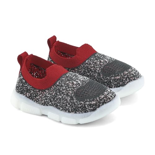 Image of ASIAN Sparkle-01 Kids LED Shoes for Boys & Girls with Soft Knit Material | Lightweight and Easy Slip-On Fit