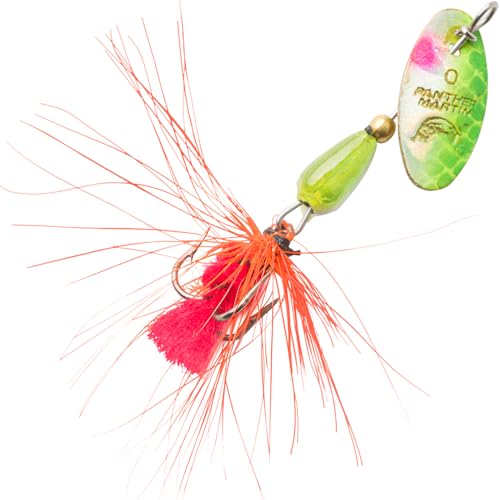Panther Martin PMMF MiniFly Teardrop Spinners Fishing Lure Catches Trout, Crappie, Grayling, Bluegill, Dolly Varden, Whitefish, Panfish and More.