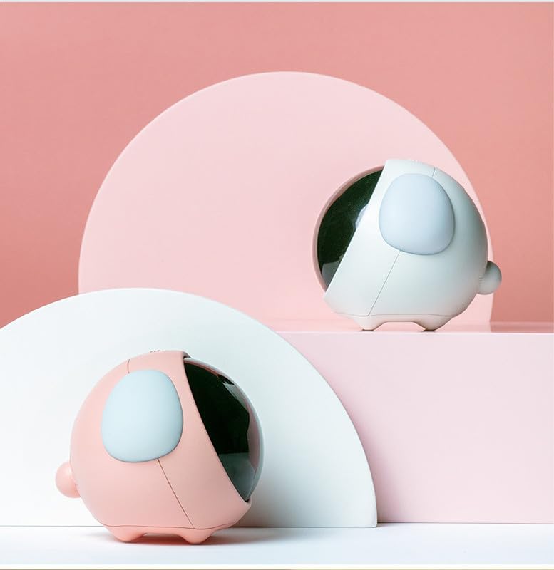 Miniatura 3 de Reloj despertador para niños, ajuste de alarma doble, luz nocturna de brillo ajustable, activada por voz, detección de temperatura, reloj