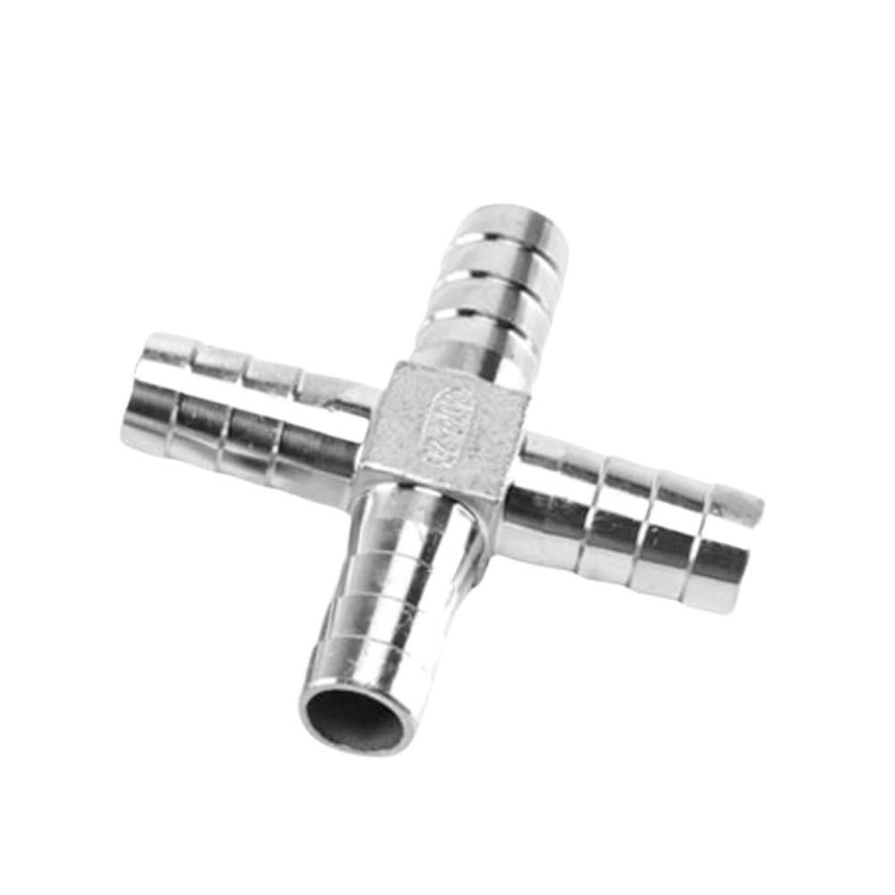 SS304 Trójdrożny króciec do węża Złącze rurowe TY Proste kolanko krzyżowe Wielokolorowe 6-50 mm(Blue,32mm)