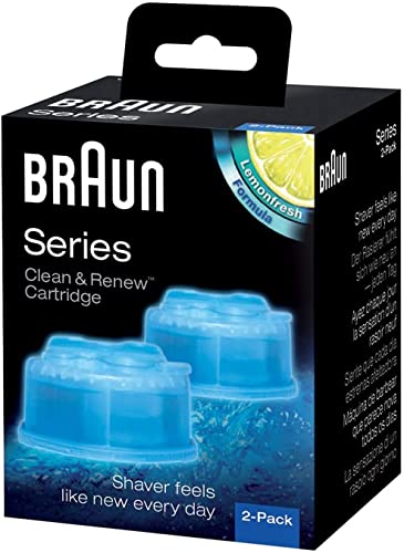 BRAUN Clean et Renew Pack de 2 Cartouches de Recharge CCR