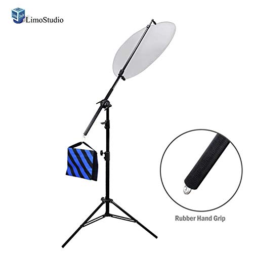 LimoStudio Photo Studio 73" Wide 78" Tall Lighting Reflector Arm Stand Reflector St
