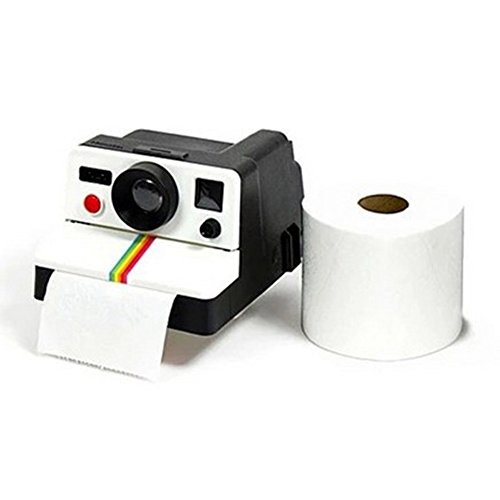 CHYIR Kreativer Retro-Kamera-Form-Toilettenpapierhalter Feuchttücher Toilettenpapierhalter Badezimmer-Dekor