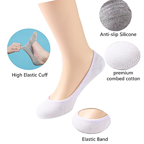 4 Pairs No show Socks Non Slip Invisible Hidden Socks for Women2