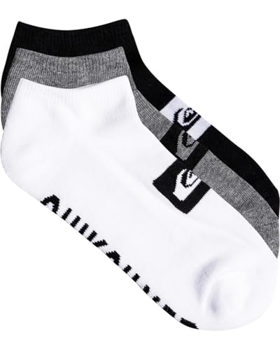Quiksilver Men's 3ankle Pack Socks, Multicolored, One Size, Multicolored, One Size