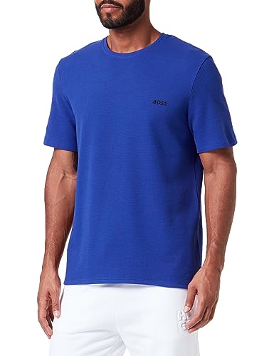Preisvergleich Produktbild BOSS Men Waffle T-Shirt Bright Blue434, XL