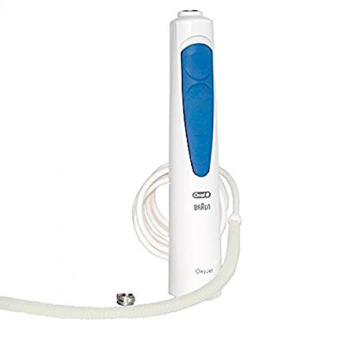 Mango compatible con cepillo dental irrigador Braun Oral B Oxyjet azul y blanco 81626031 (original)