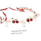 Zoom IMG-1 wekadrin fascia sposa con fiori