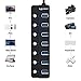Hub USB 3.0, VEMONT 7 Puertos Aluminio Hub USB Datos Divisor de...