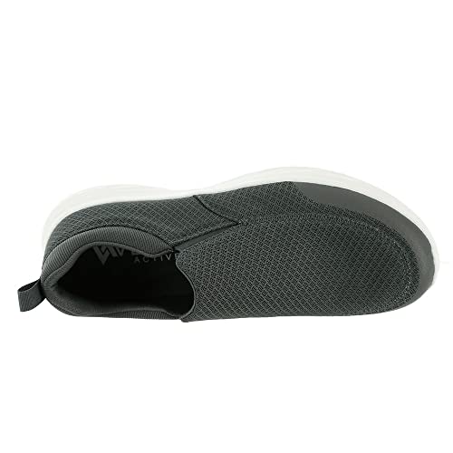 Vevo Active Mens Keystone Slip-On Athletic Breathable Lightweight Walking Shoe (Available in Wide Widths)2